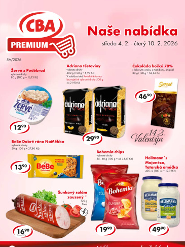 CBA Premium leták