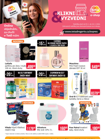 Teta drogerie - Speciální nabídka e-shop