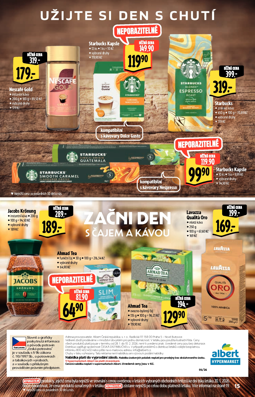 Leták Albert Hypermarket - Akční katalog - strana 15