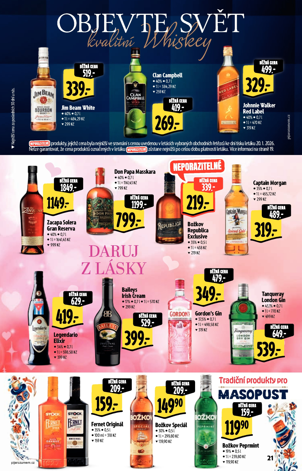 Leták Albert Hypermarket - Akční katalog - strana 21