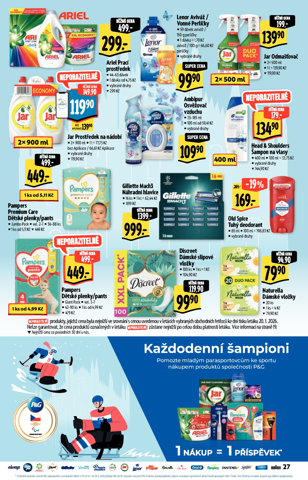Leták Albert Hypermarket - Akční katalog - strana 27