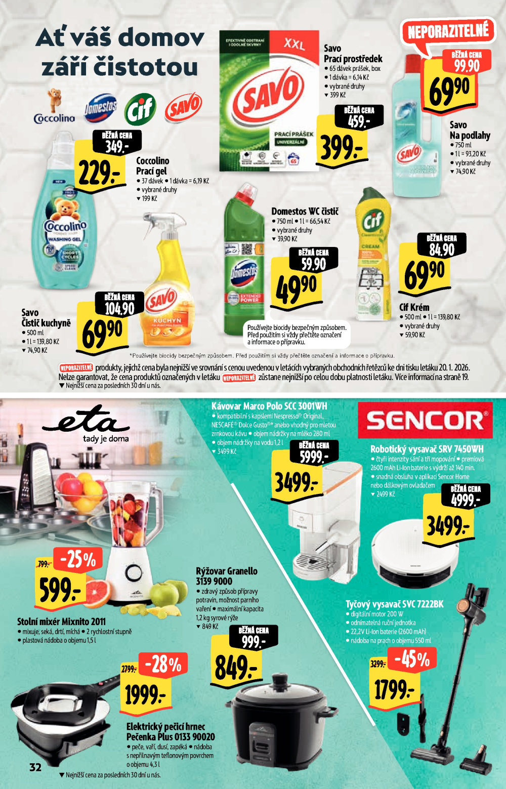 Leták Albert Hypermarket - Akční katalog - strana 32
