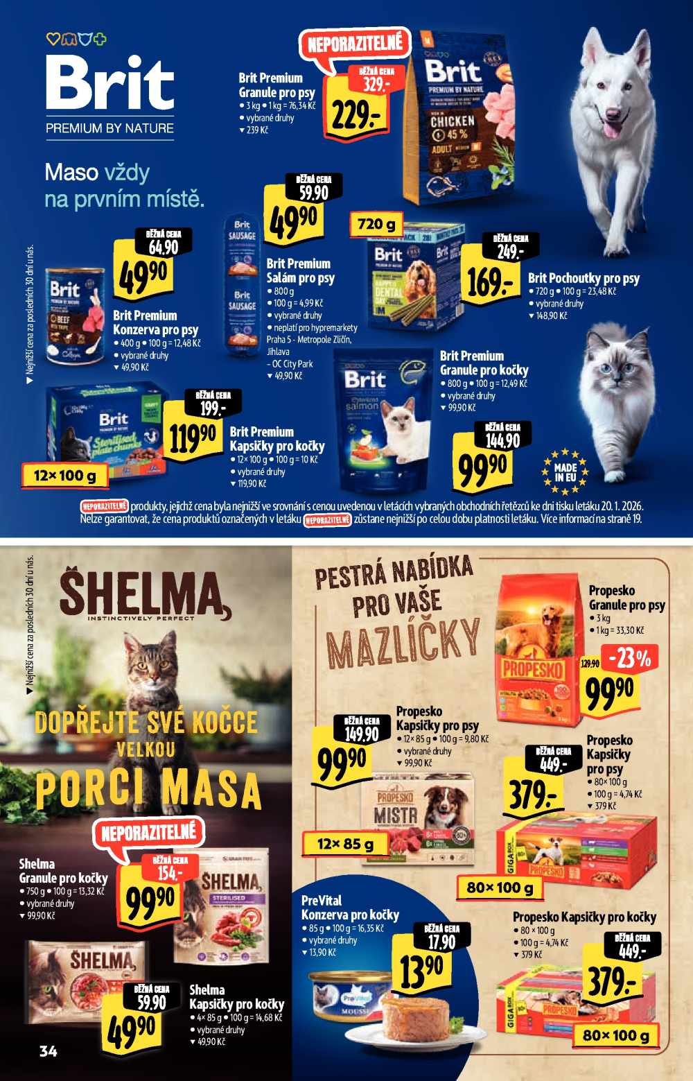 Leták Albert Hypermarket - Akční katalog - strana 34