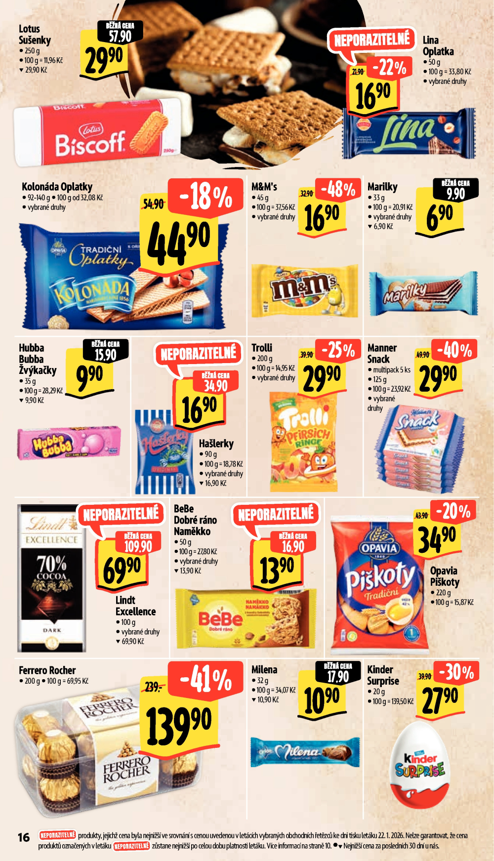 Leták Albert Supermarket leták - strana 22