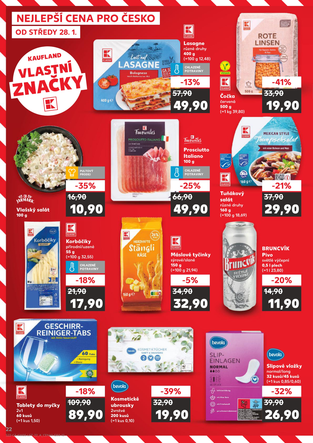 Leták Kaufland leták České Budějovice, Na Sádkách - strana 22