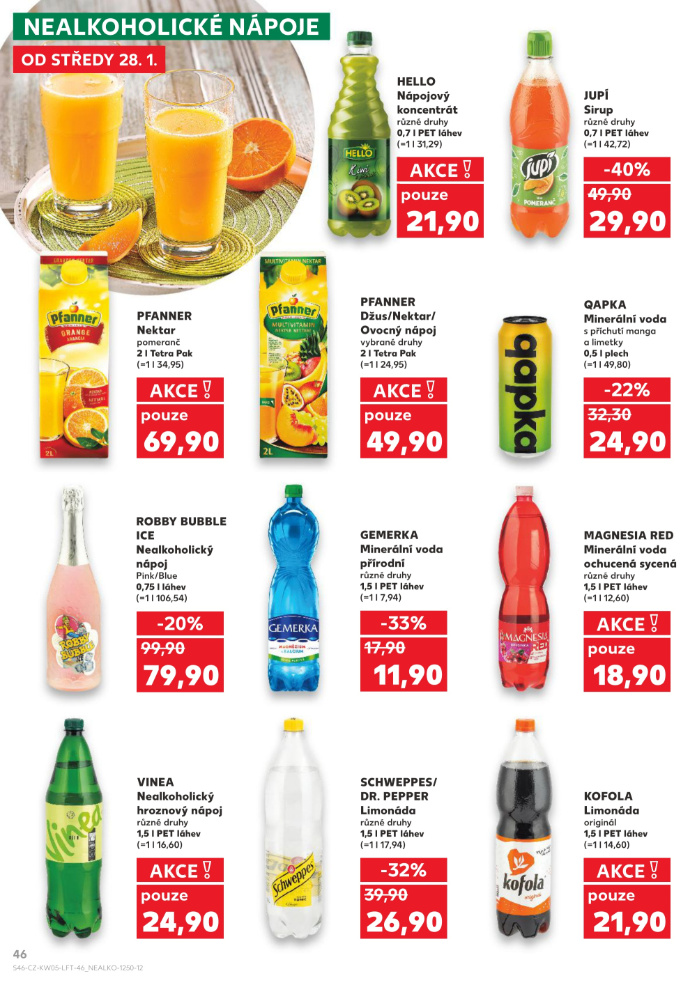 Leták Kaufland leták České Budějovice, Na Sádkách - strana 46