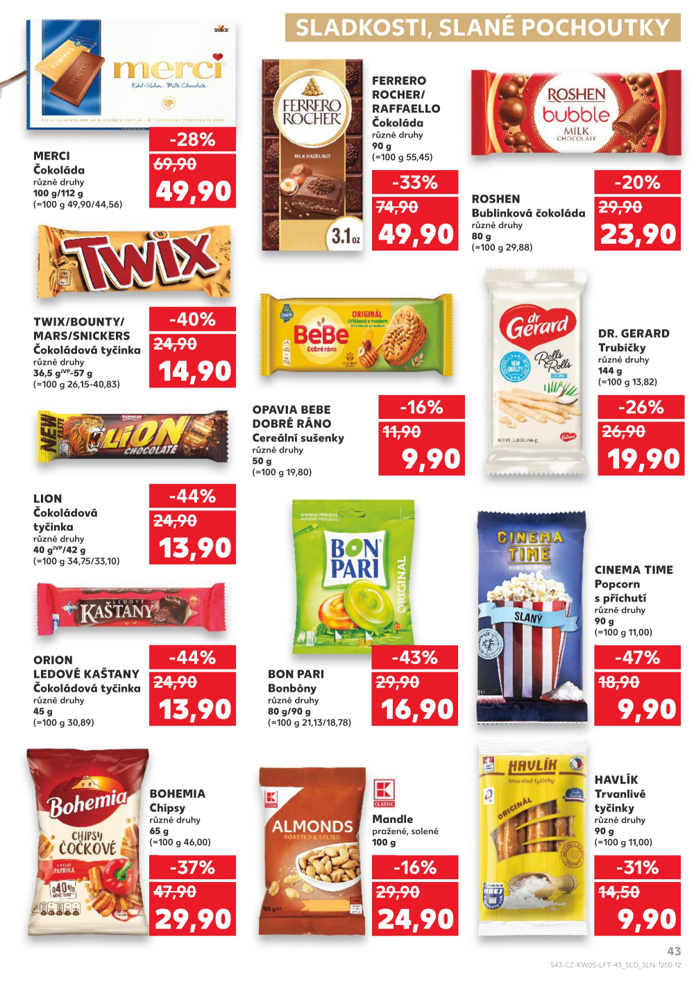 Leták Kaufland leták Přerov - Želatovská - strana 43