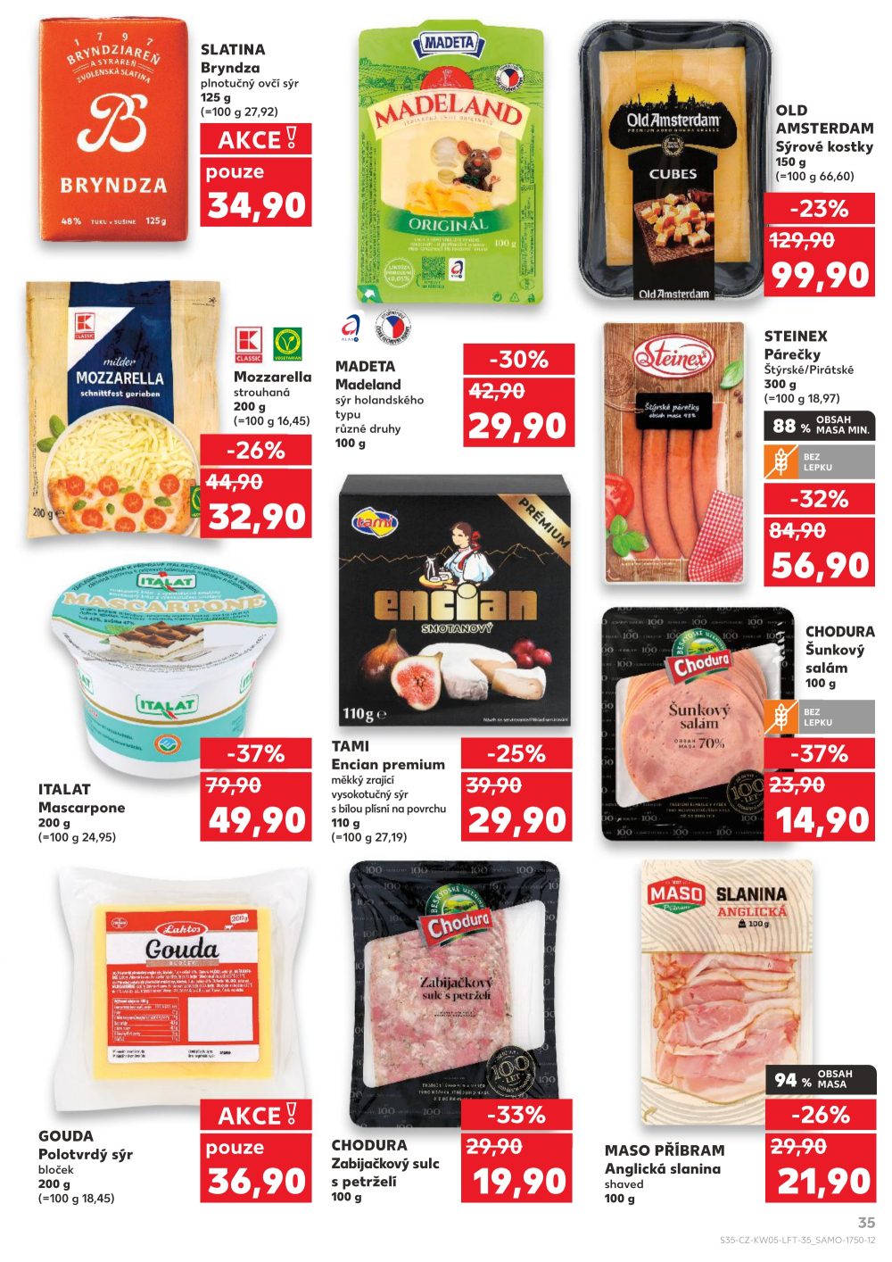 Leták Kaufland leták Teplice, Bohosudovská - strana 35