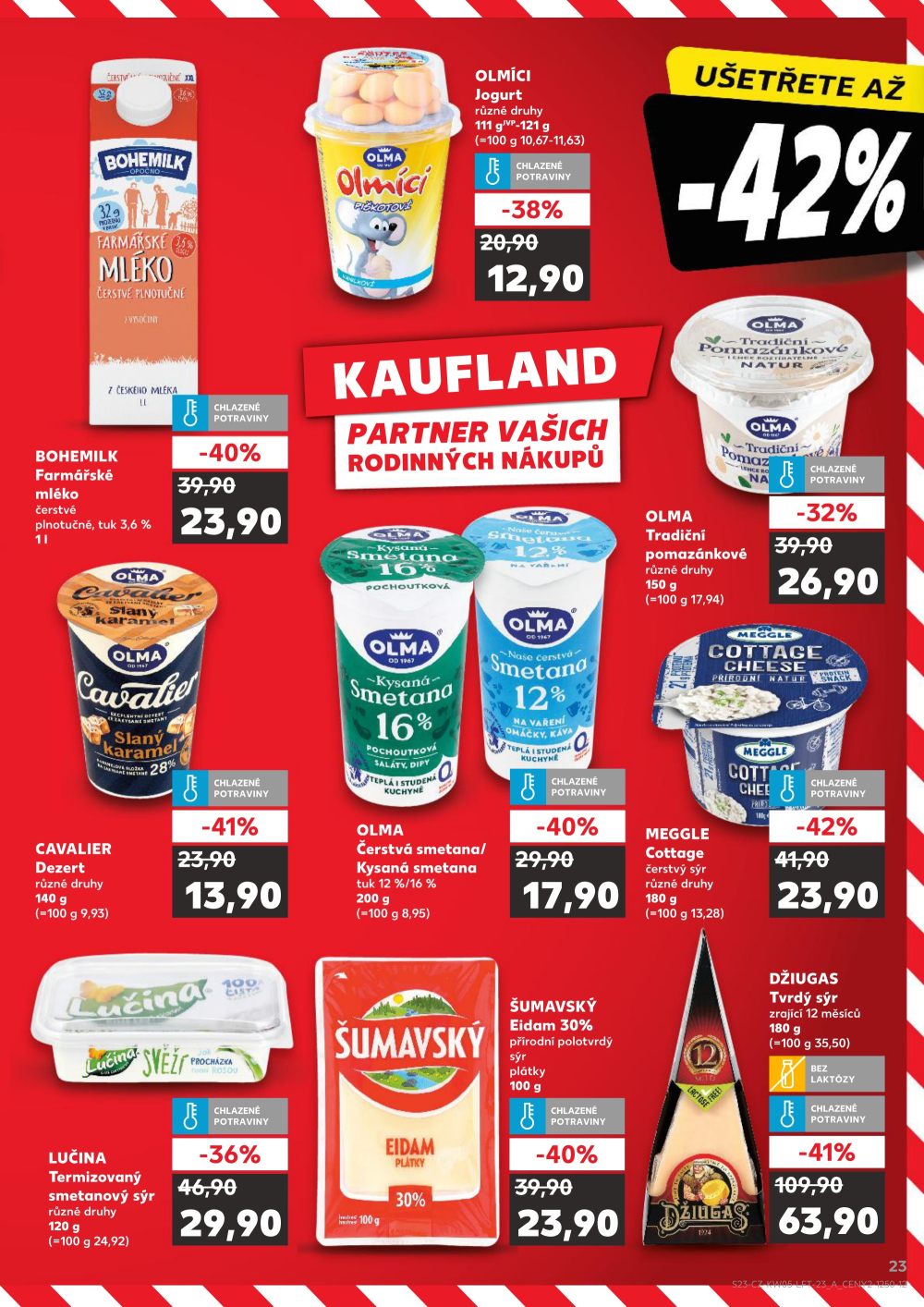 Leták Kaufland leták Praha 6 - Vypich - strana 23