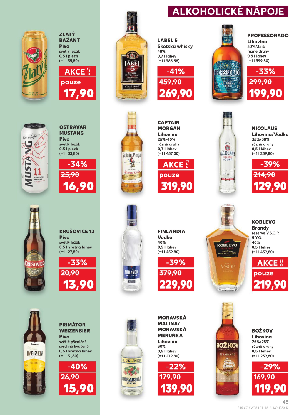 Leták Kaufland leták Opava - Kateřinky - strana 45