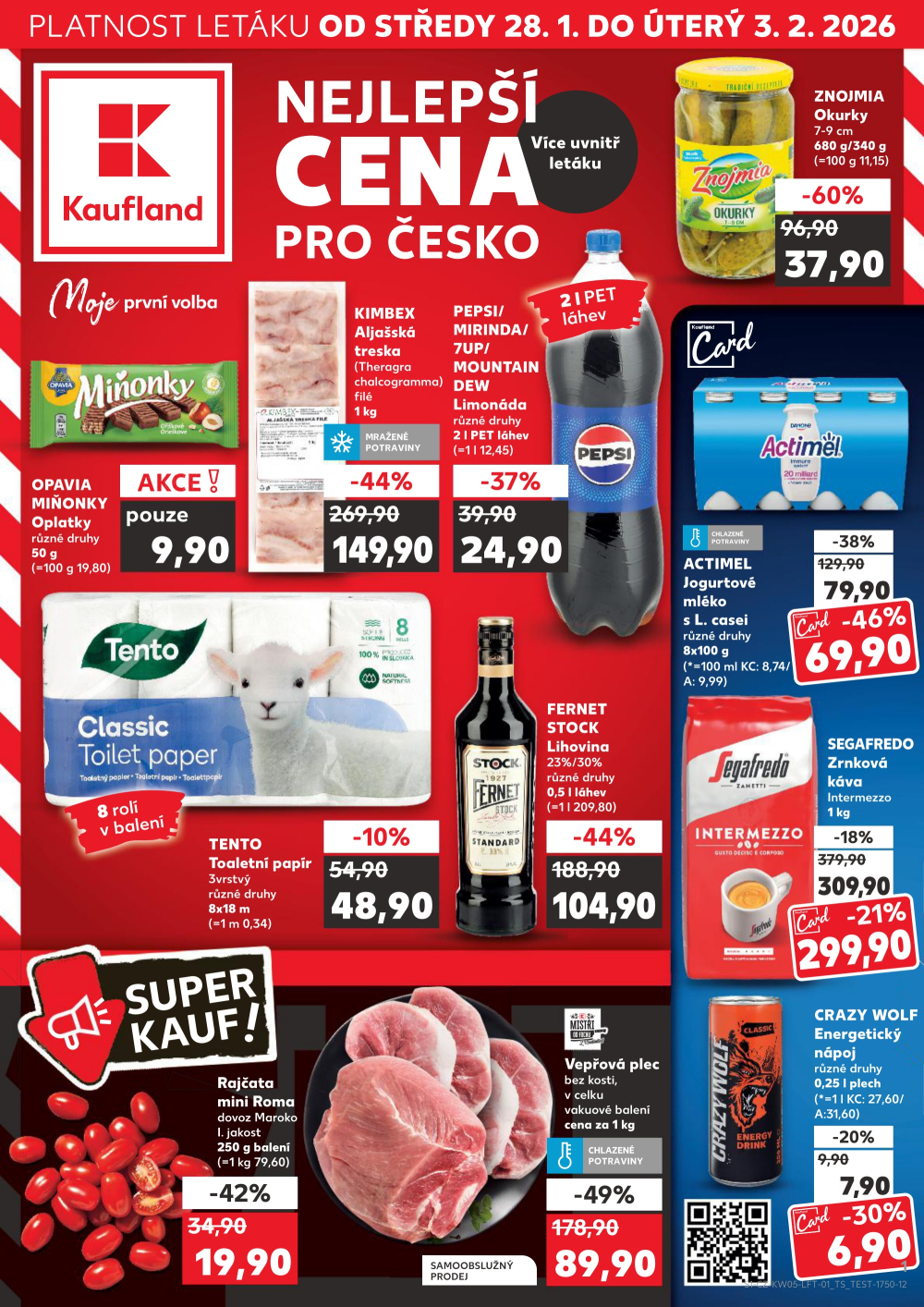 Leták Kaufland leták Příbram - strana 1