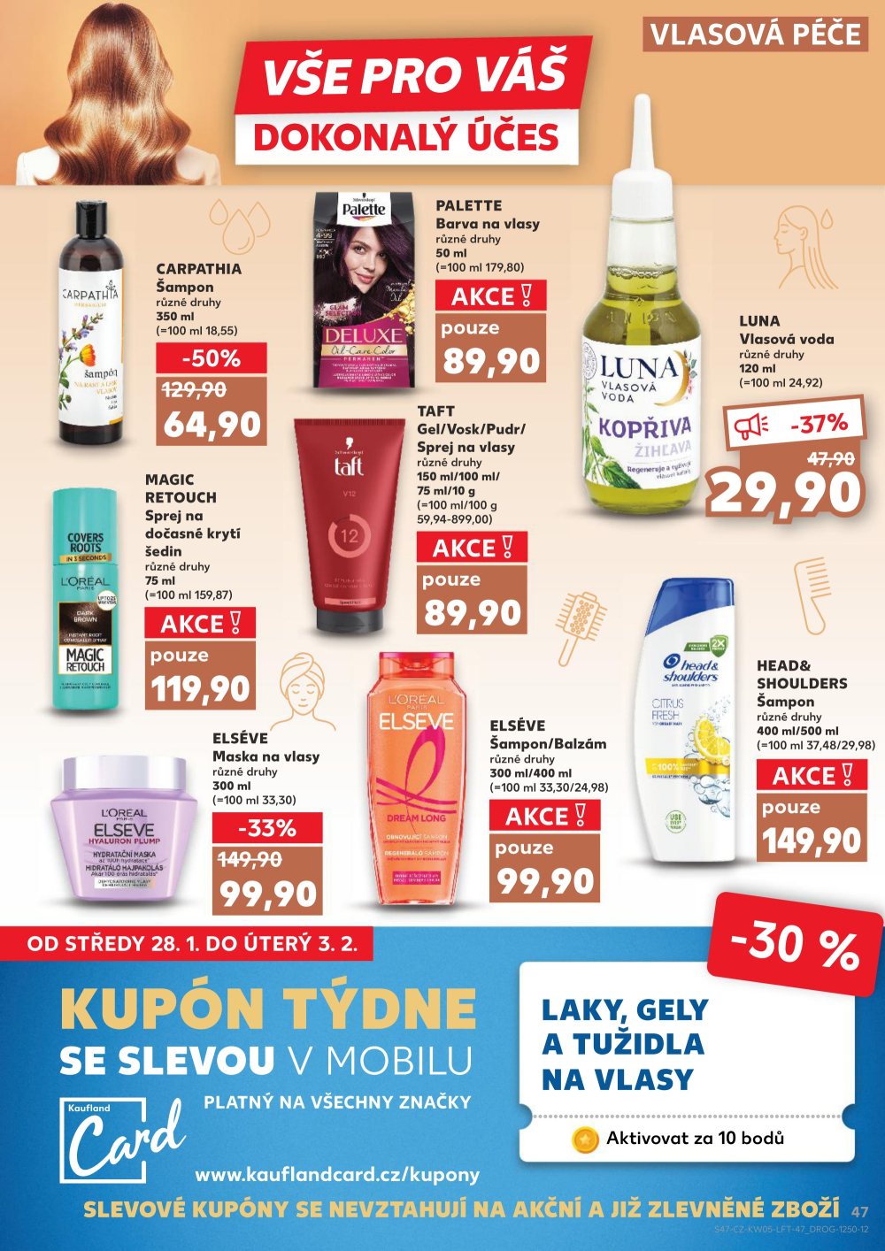 Leták Kaufland leták Přerov - Lýsky - strana 47