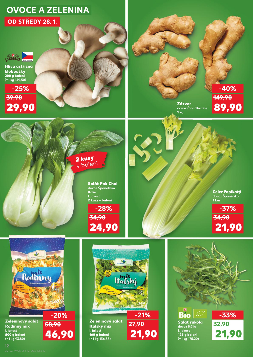 Leták Kaufland leták Praha 5 - Stodůlky - strana 12