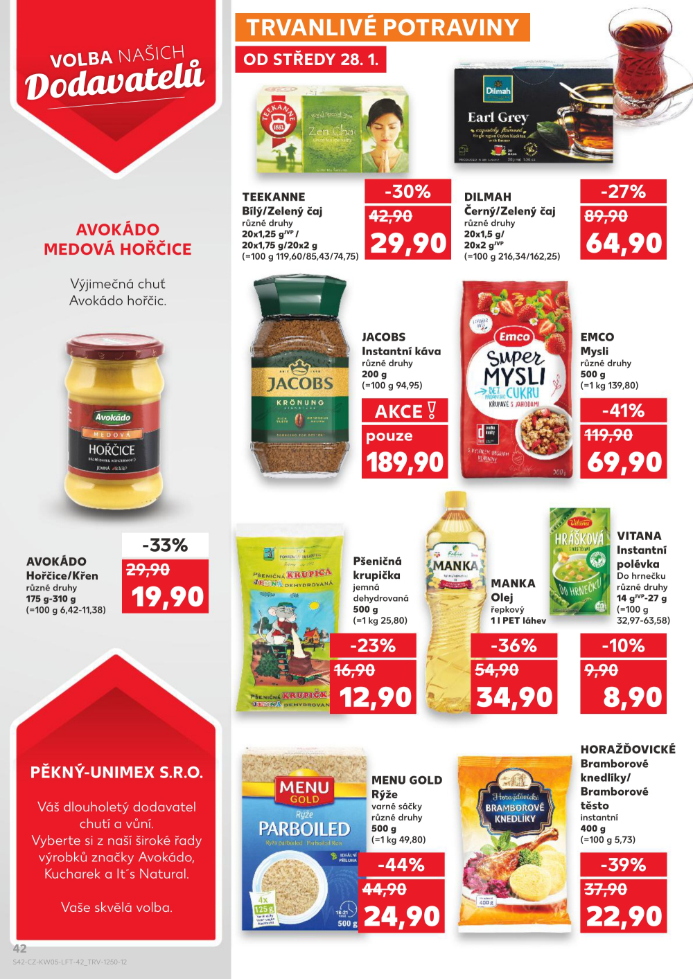 Leták Kaufland leták Rychnov nad Kněžnou - strana 42