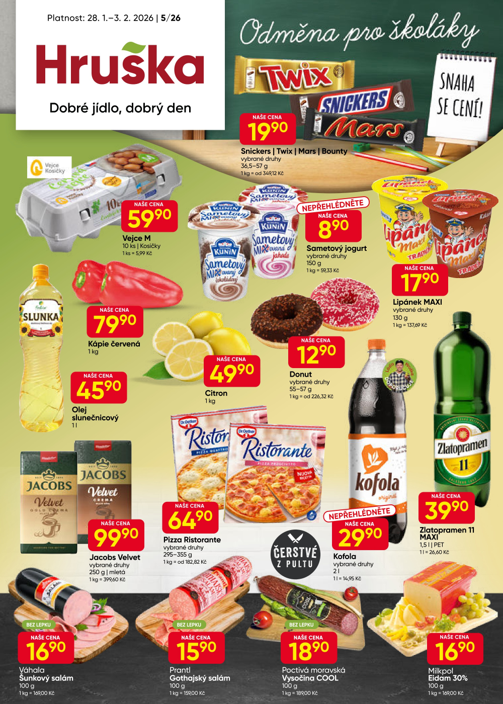 Leták Hruška leták - strana 1