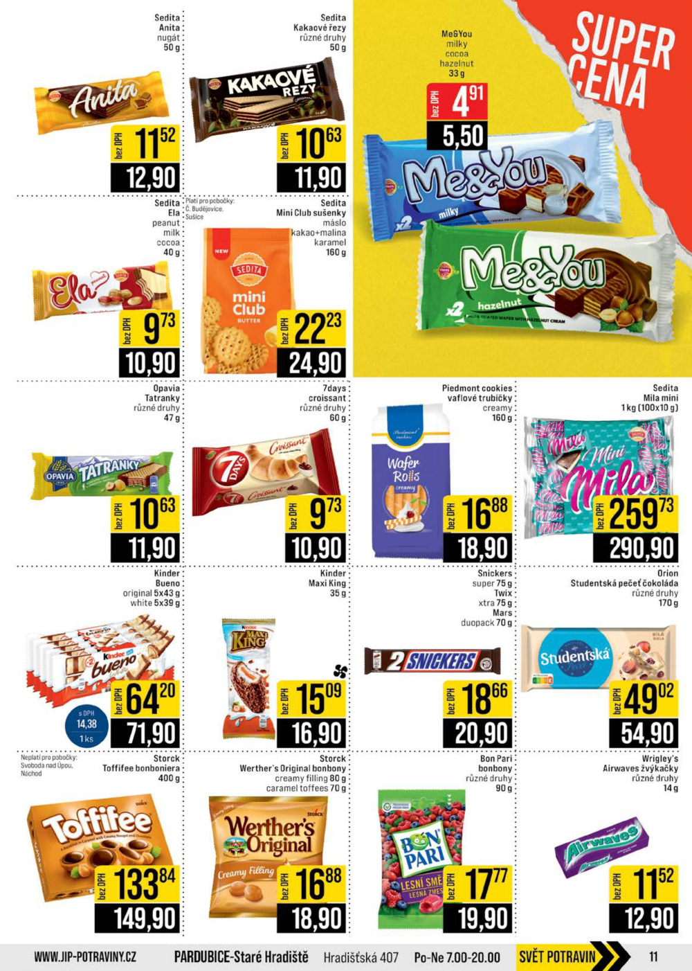 Leták JIP leták CC Cash & Carry - České Budějovice, Most, Náchod, Svoboda nad Úpou, Sušice - strana 11