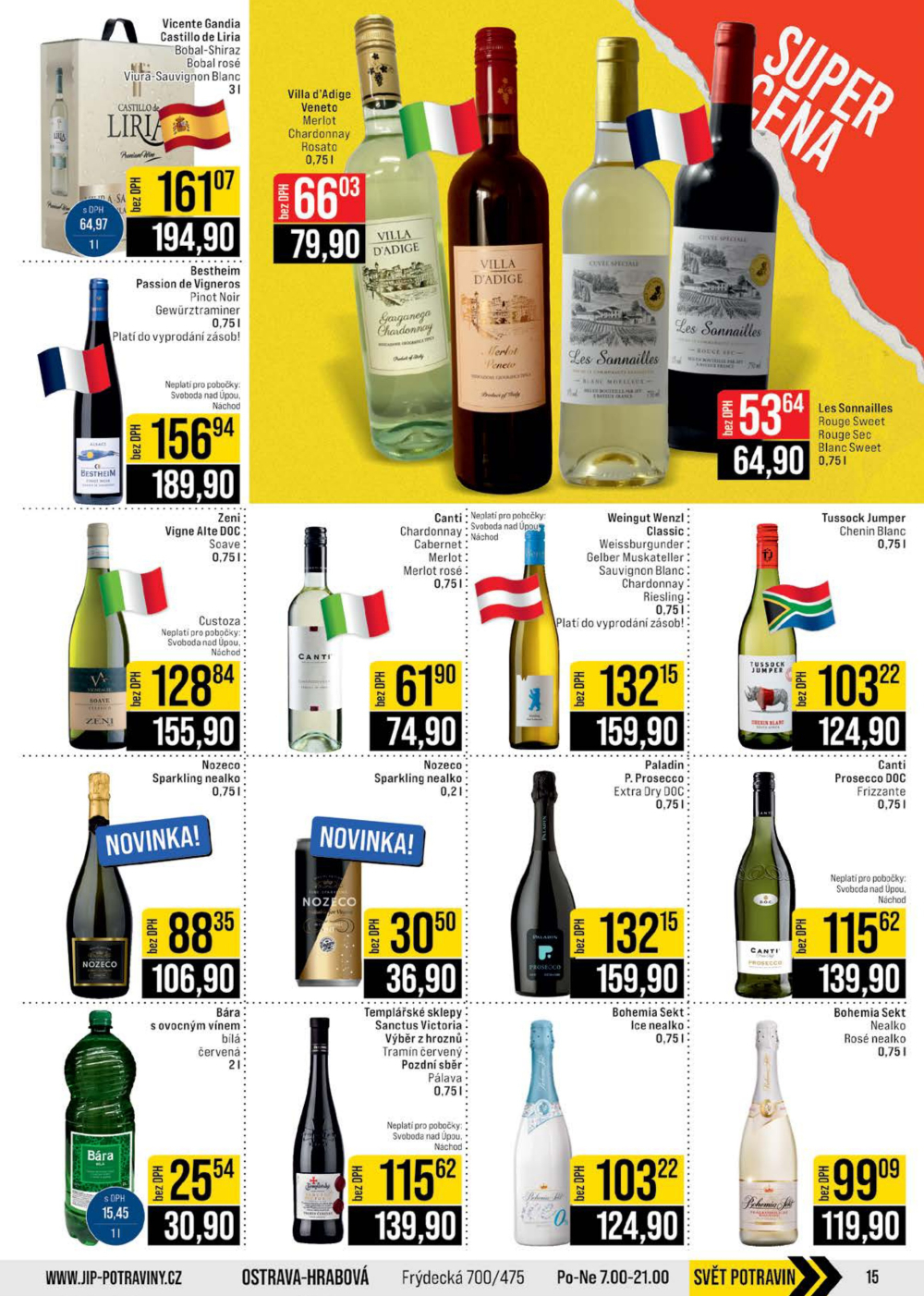 Leták JIP leták CC Cash & Carry - České Budějovice, Most, Náchod, Svoboda nad Úpou, Sušice - strana 15