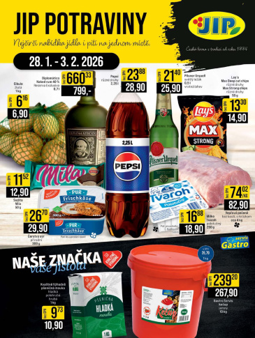 JIP leták CC Cash & Carry - České Budějovice, Most, Náchod, Svoboda nad Úpou, Sušice