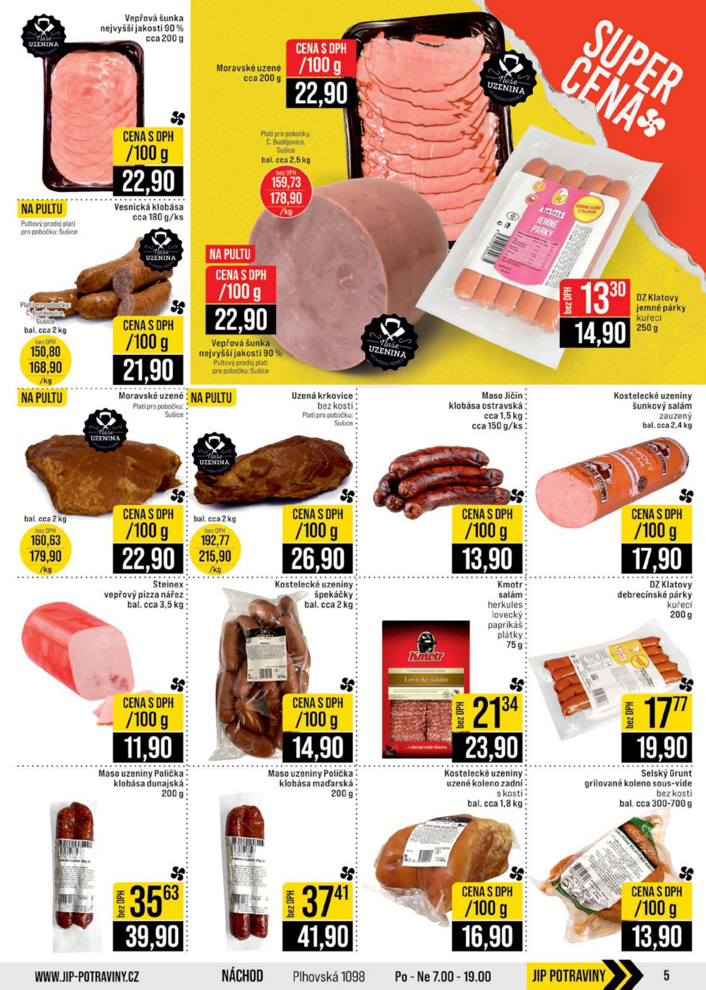 Leták JIP leták CC Cash & Carry - České Budějovice, Most, Náchod, Svoboda nad Úpou, Sušice - strana 5