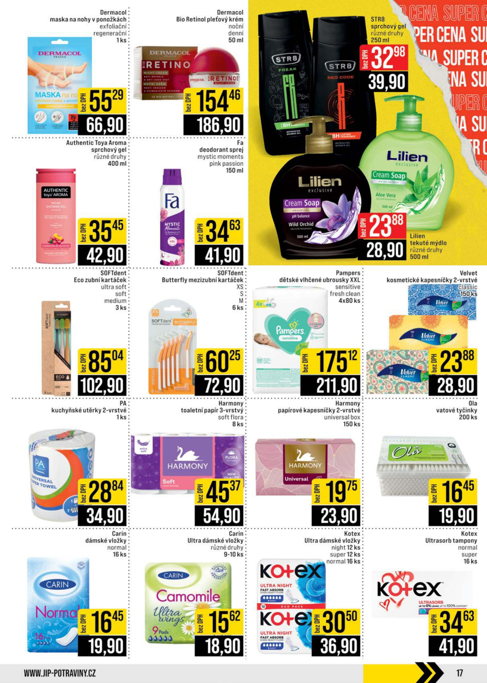 Leták JIP leták CC Cash & Carry - Brno, Ostrava, Praha, Polička, Olomouc, Karlovy Vary, Zlín, Jilemnice, Pardubice - strana 17