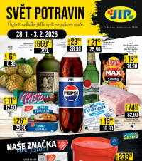 Akční leták JIP  CC Cash & Carry - Brno, Ostrava, Praha, Polička, Olomouc, Karlovy Vary, Zlín, Jilemnice, Pardubice