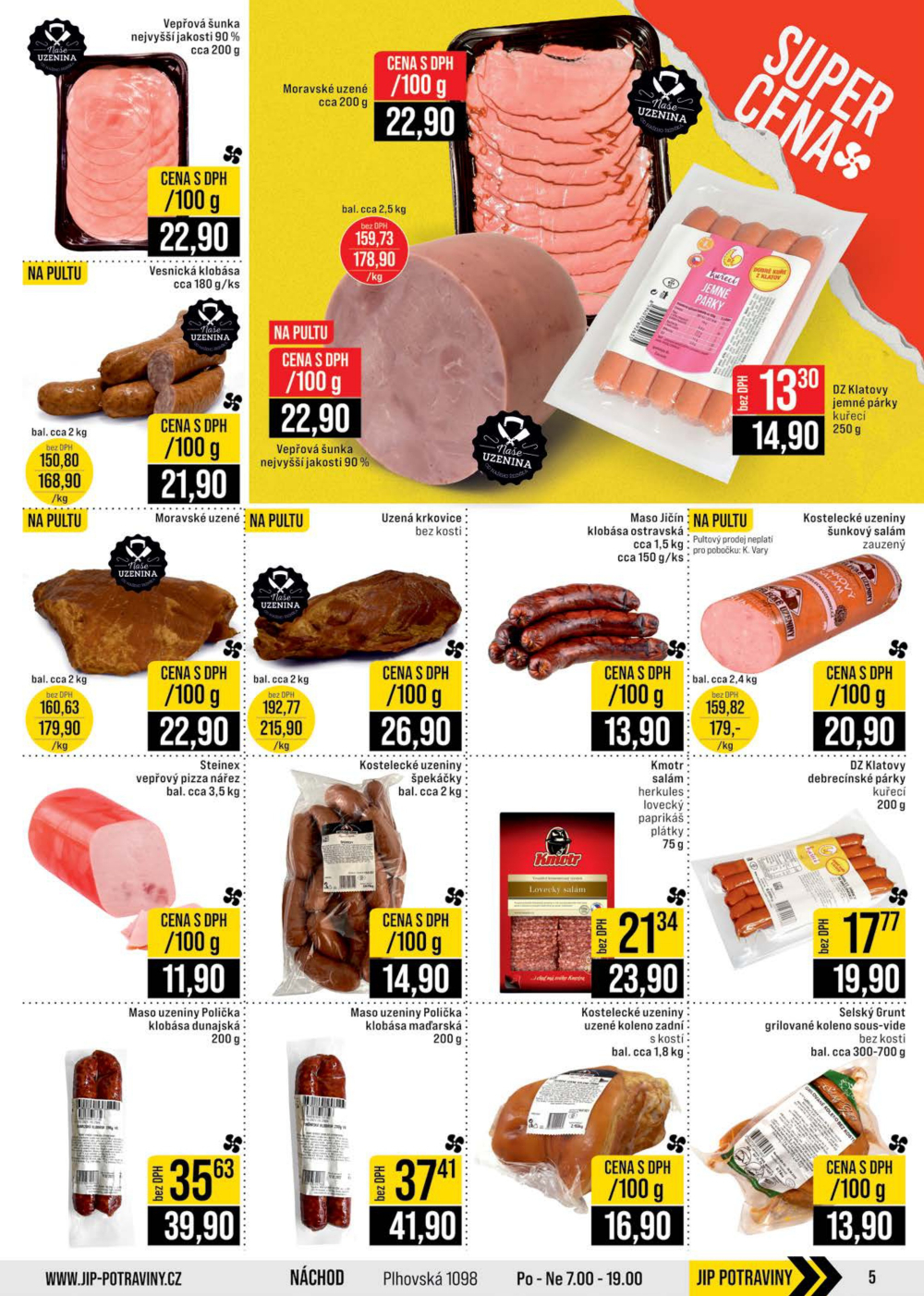 Leták JIP leták CC Cash & Carry - Brno, Ostrava, Praha, Polička, Olomouc, Karlovy Vary, Zlín, Jilemnice, Pardubice - strana 5