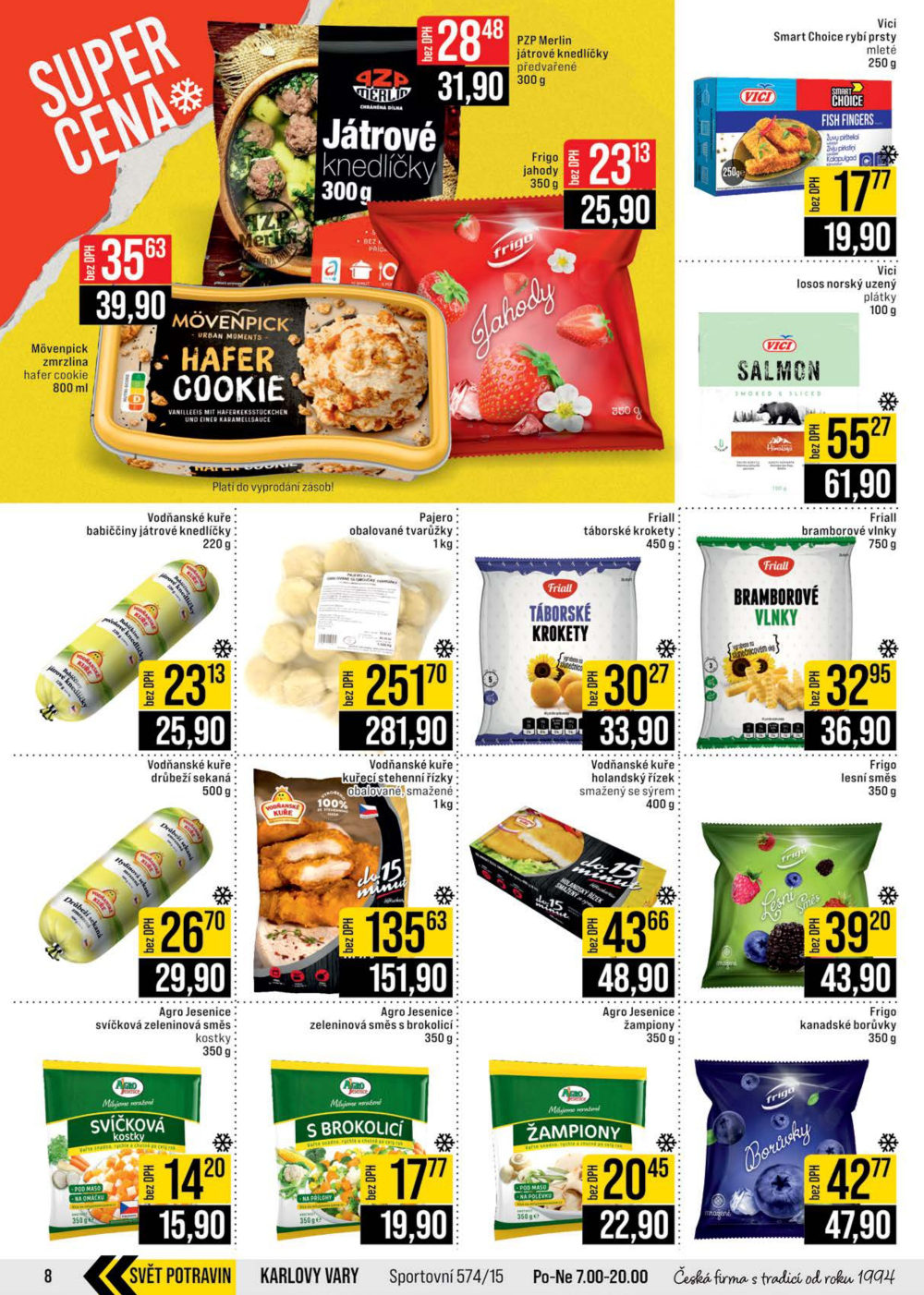 Leták JIP leták CC Cash & Carry - Brno, Ostrava, Praha, Polička, Olomouc, Karlovy Vary, Zlín, Jilemnice, Pardubice - strana 8