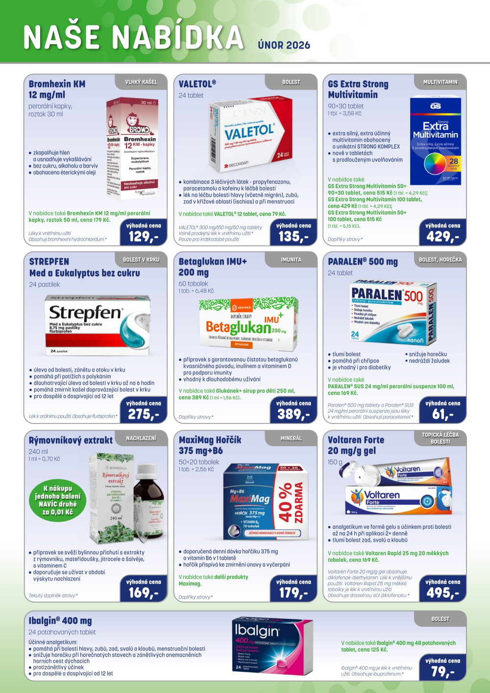 Leták PharmaPoint leták B - strana 2