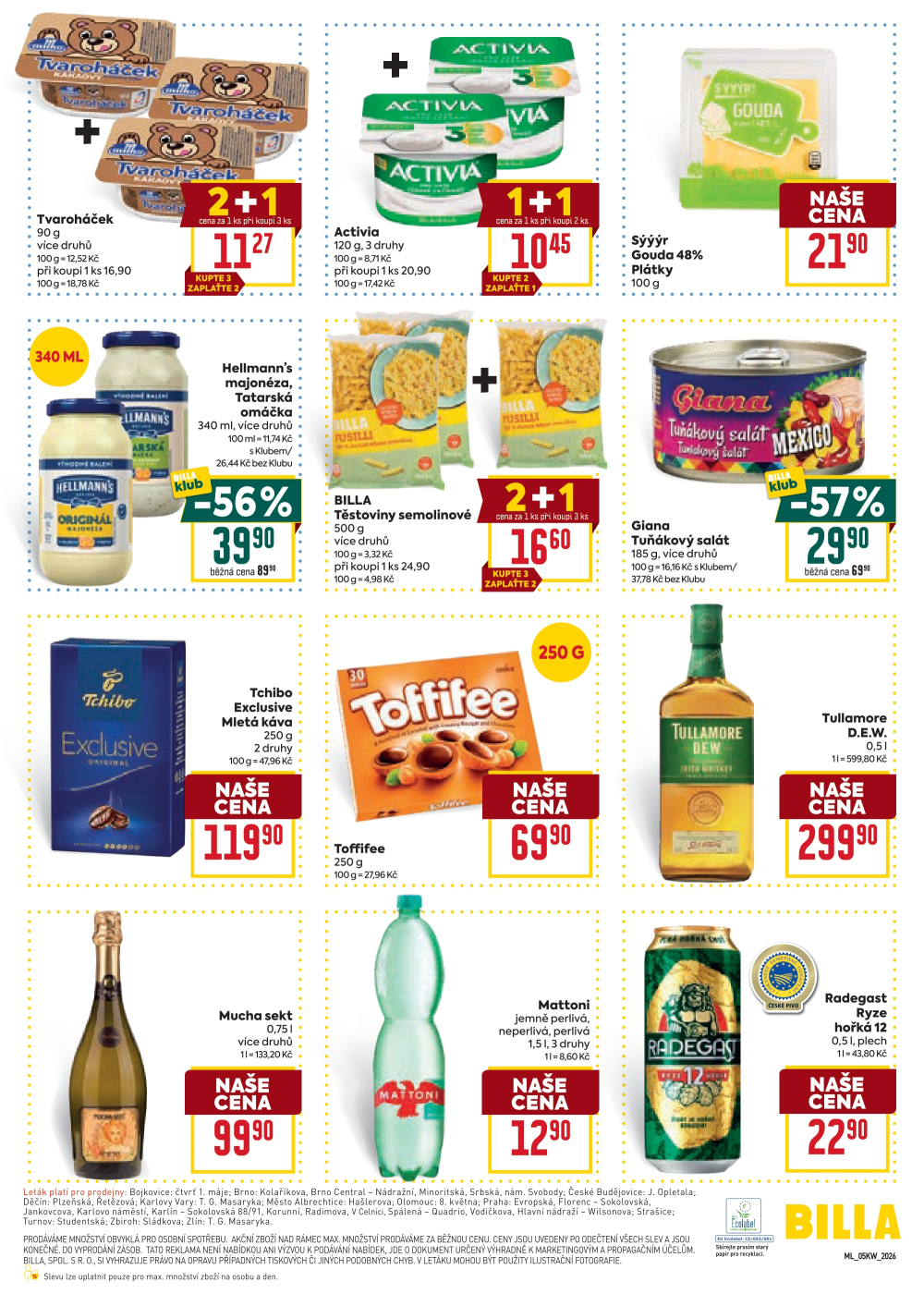 Leták BILLA malý leták - strana 3