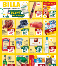 Akční leták BILLA velký 