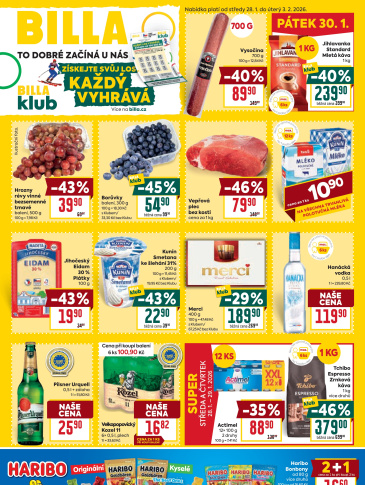 BILLA velký leták