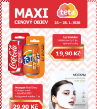 Akční leták Teta drogerie - Maxi cenový objev