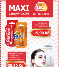Akční leták Teta drogerie - Maxi cenový objev
