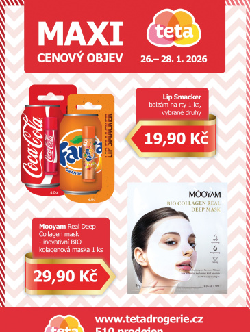 Teta drogerie - Maxi cenový objev
