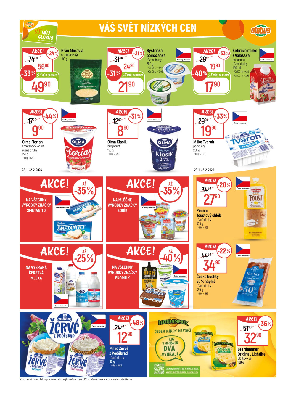 Leták Globus leták Praha - Černý Most - strana 18