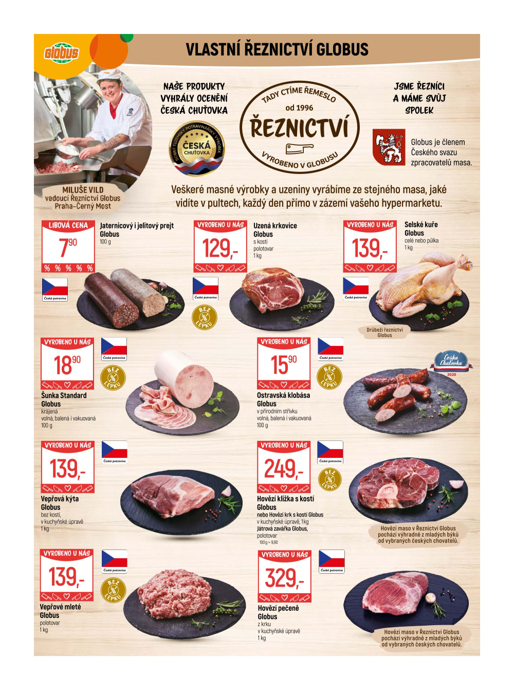 Leták Globus leták Praha - Černý Most - strana 5