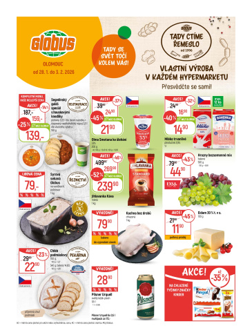 Globus leták Olomouc