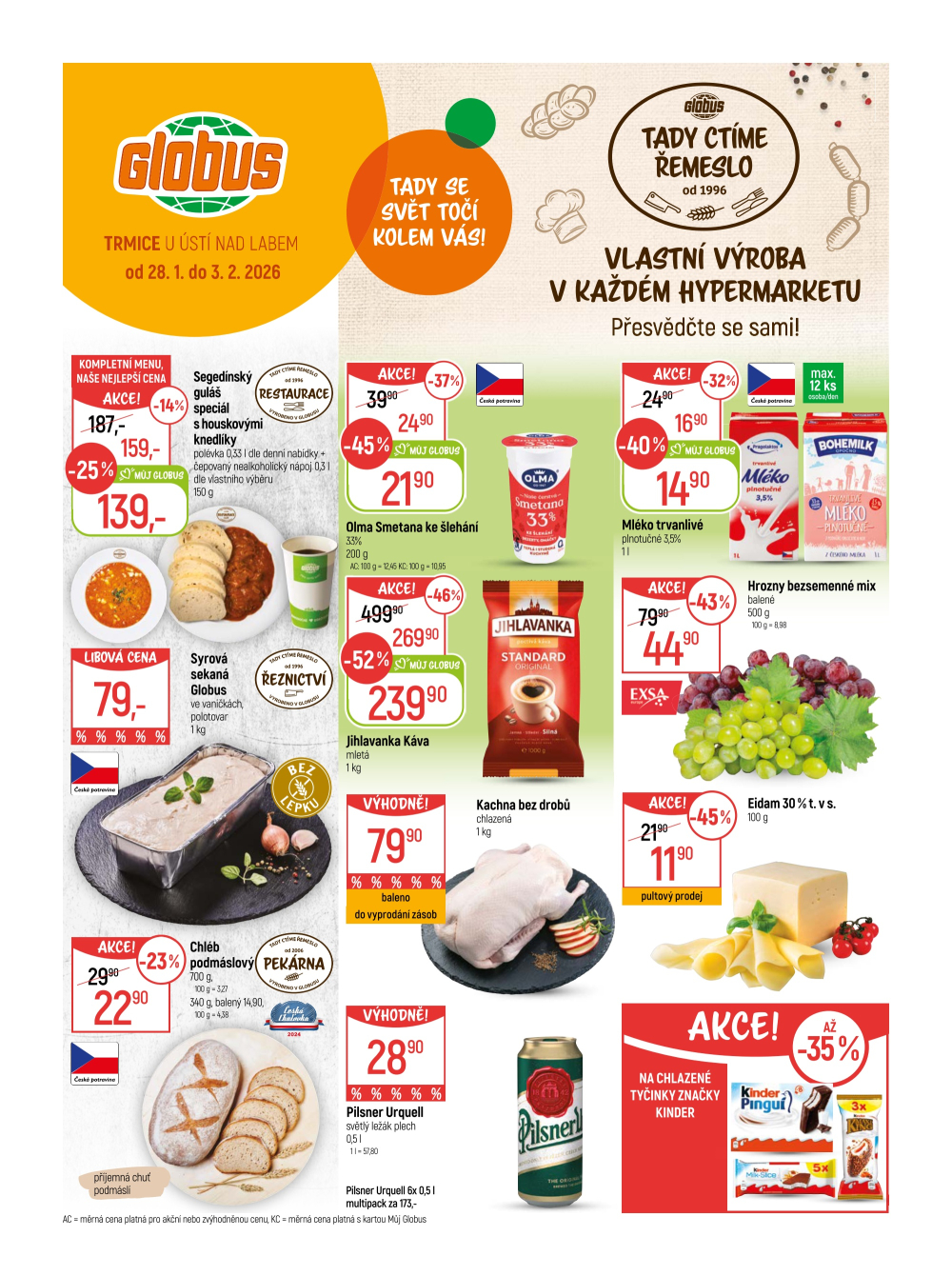 Leták Globus leták Trmice (Ústí) - strana 1