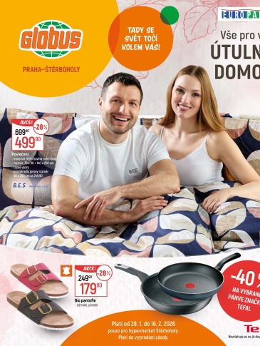 Globus leták Praha - Štěrboholy - Útulný domov