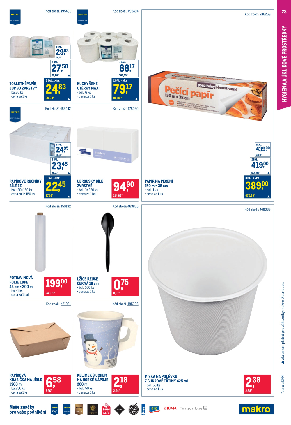 Leták Makro leták - Gastronomie - strana 23