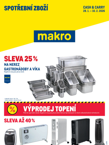 Makro leták - Spotřební zboží