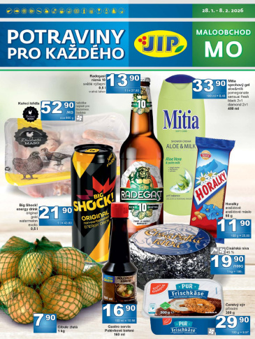 JIP leták maloobchod