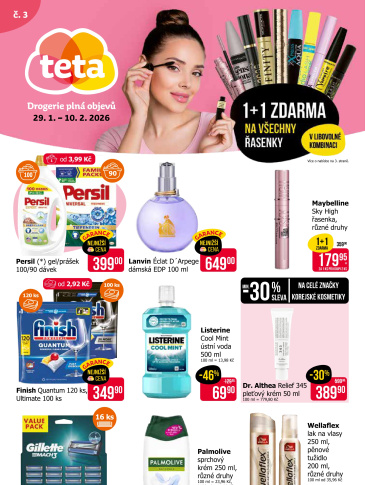 Teta drogerie leták