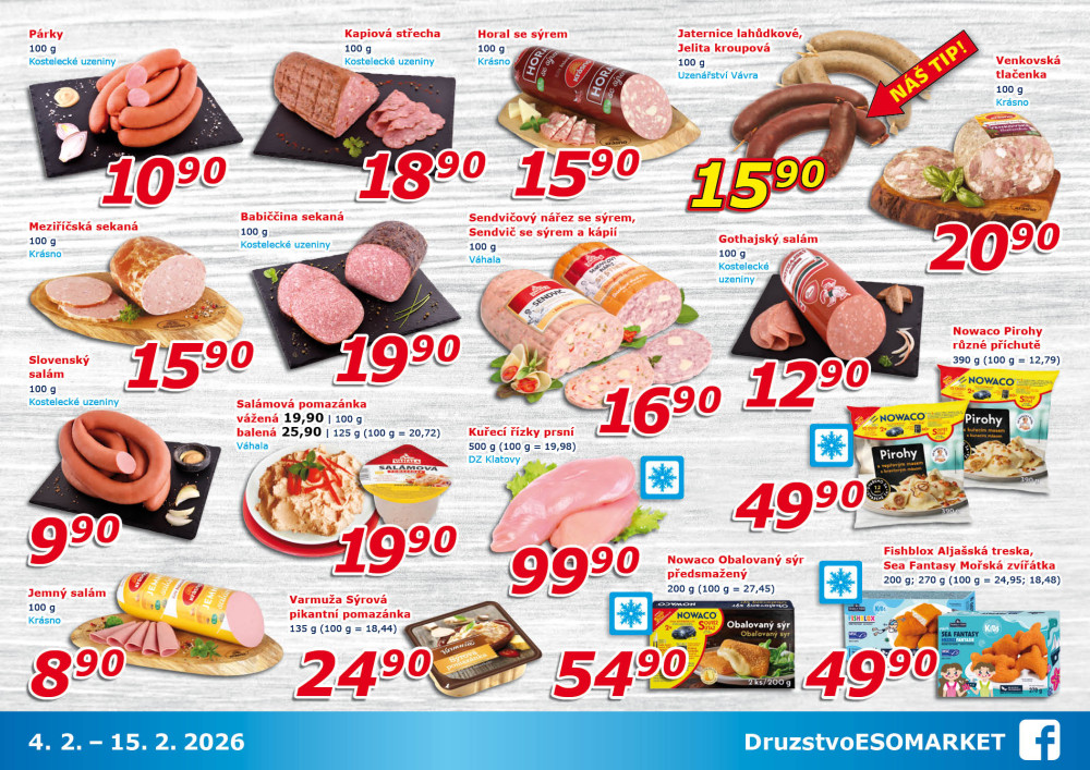 Leták ESO MARKET leták - strana 2