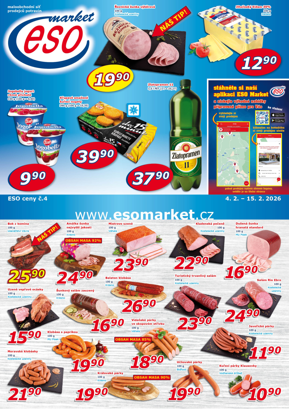 Leták ESO MARKET leták - strana 1