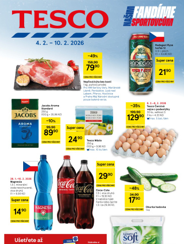 Tesco hypermarket leták