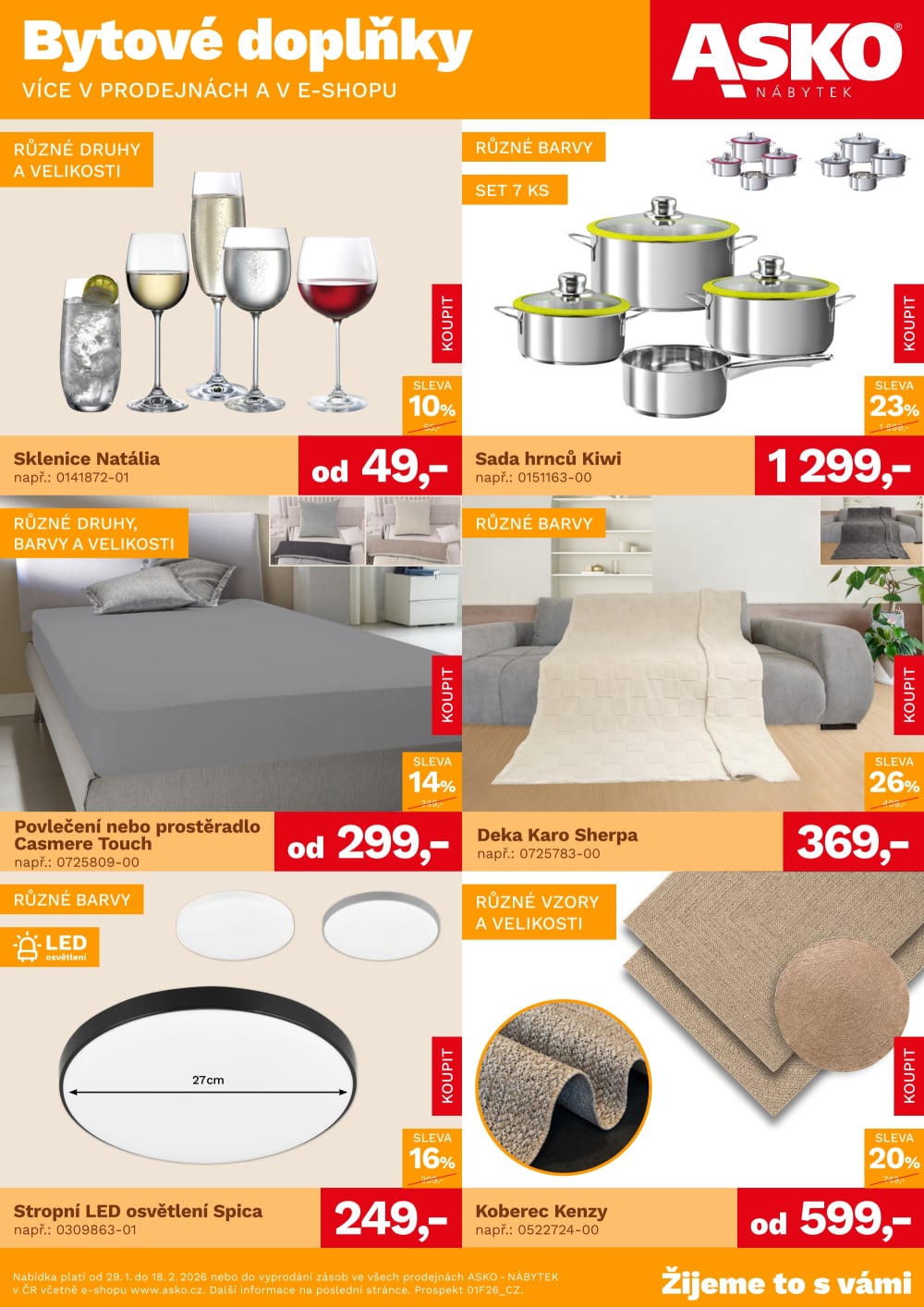 Leták ASKO nábytek leták - Bytové doplňky - strana 1
