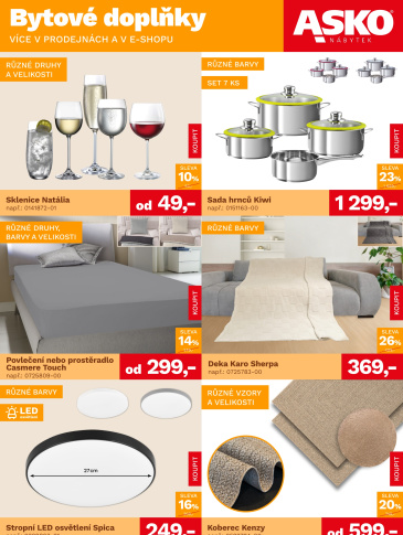 ASKO nábytek leták - Bytové doplňky