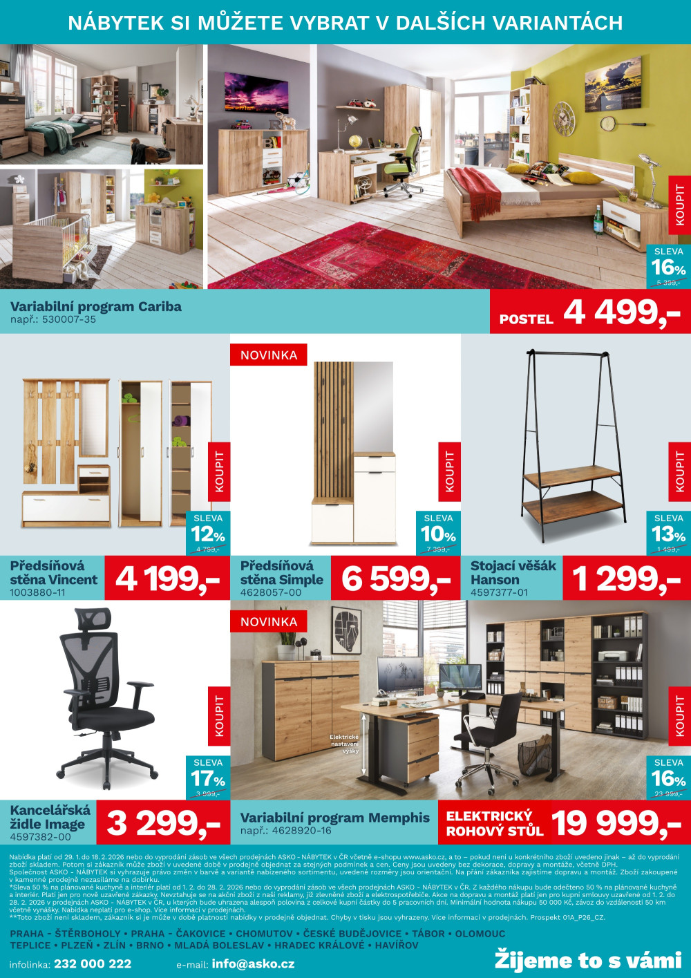 Leták ASKO nábytek leták - Akční nabídka - strana 4