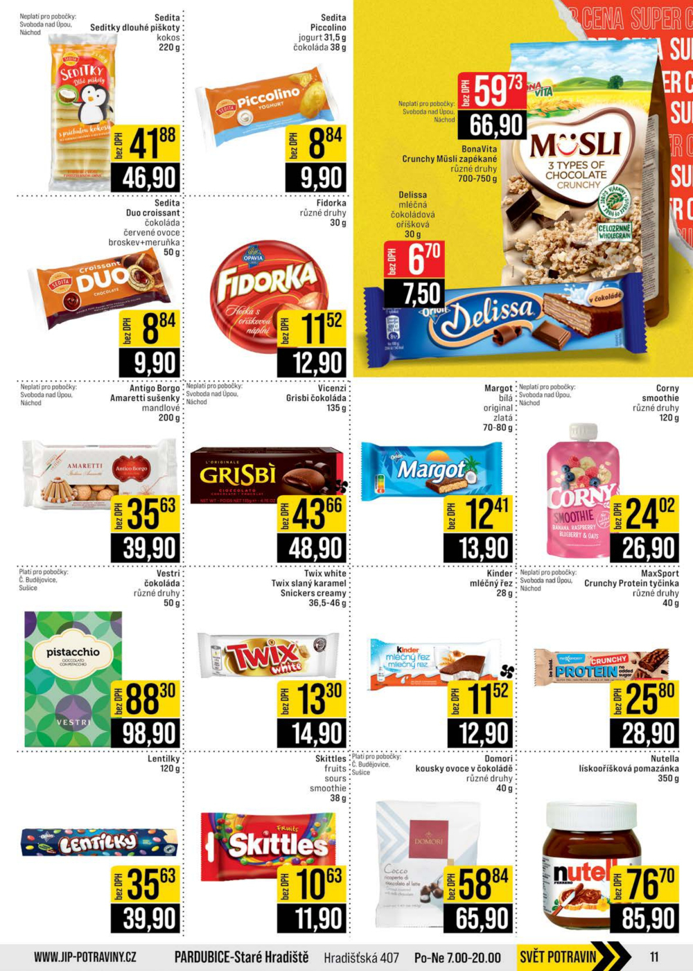 Leták JIP leták CC Cash & Carry - České Budějovice, Most, Náchod, Svoboda nad Úpou, Sušice - strana 11